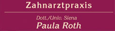 Logo -Zahnarztpraxis Dott. / Univ. Siena Paula Roth München